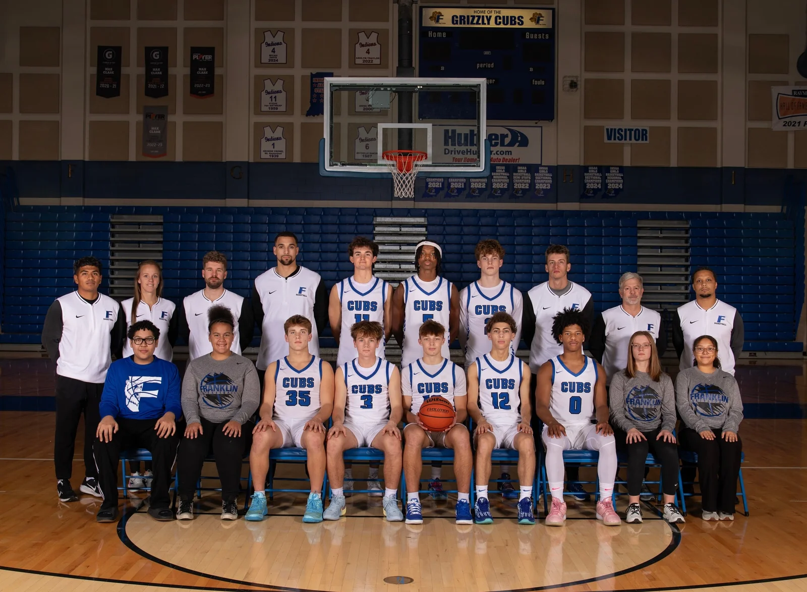Franklin Grizzly Cubs Team Portrait